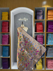 Paithani Soft Silk Rajhans Jaal Dupatta