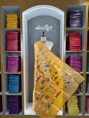 Paithani Soft Silk Rajhans Jaal Dupatta