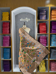 Paithani Soft Silk Rajhans Jaal Dupatta