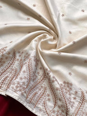 Pure Kota Silk All-Over Embroidery Work Saree