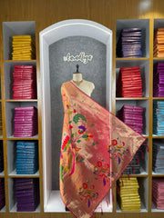 Pure Paithani Pallu All-over Zari Weaving Dupatta
