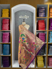 Pure Paithani Pallu All-over Zari Weaving Dupatta