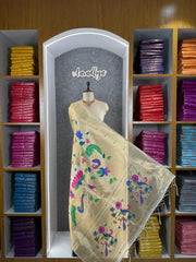 Pure Paithani Pallu All-over Zari Weaving Dupatta