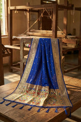 Paithani Weaving Premium Meenakari Heavy Dupatta