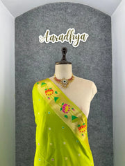 Royal Kanchivaram Patola Paithani Silk Saree
