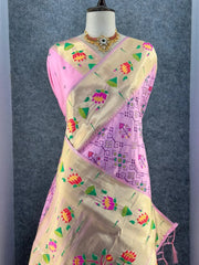 Royal Kanchivaram Patola Paithani Silk Saree