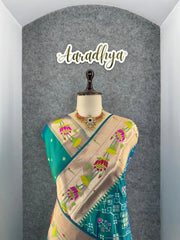 Royal Kanchivaram Patola Paithani Silk Saree