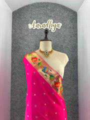 Royal Kanchivaram Patola Paithani Silk Saree
