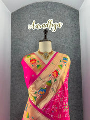 Royal Kanchivaram Patola Paithani Silk Saree