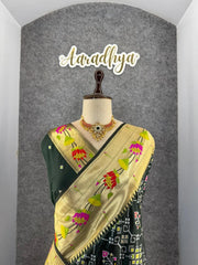 Royal Kanchivaram Patola Paithani Silk Saree