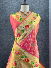 Royal Kanchivaram Patola Paithani Silk Saree