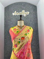 Royal Kanchivaram Patola Paithani Silk Saree