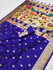 Traditional Paithani Soft Paithani Silk Rich Pallu Saree