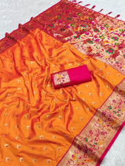 Traditional Wedding Paithani Soft Silk Saree