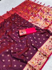 Traditional Wedding Paithani Soft Silk Saree