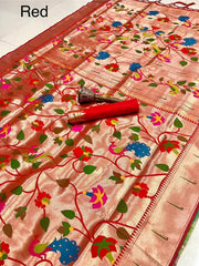 Pure Silk Kanchipuram Full Body Weaving Wedding Special Saree