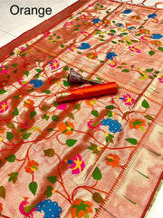 Pure Silk Kanchipuram Full Body Weaving Wedding Special Saree