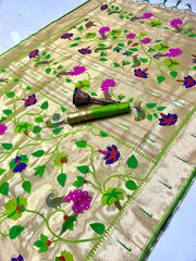 Pure Silk Kanchipuram Full Body Weaving Wedding Special Saree