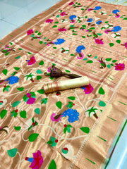 Pure Silk Kanchipuram Full Body Weaving Wedding Special Saree