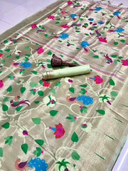 Pure Silk Kanchipuram Full Body Weaving Wedding Special Saree