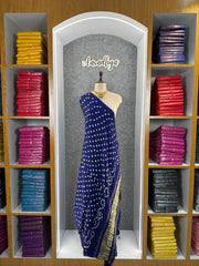 Pure Bandhani Gaji SIlk Dupatta