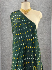Pure Bandhani Gaji SIlk Dupatta