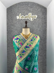 Bandhani Patola Silk Paithani Saree