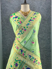 Bandhani Patola Silk Paithani Saree
