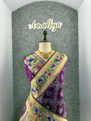 Bandhani Patola Silk Paithani Saree