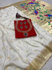 Pure Kanchivaram Paithani Silk Saree | Wedding Saree
