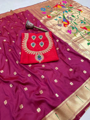 Pure Kanchivaram Paithani Silk Saree | Wedding Saree
