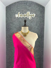 Pure Silk Kanchipuram Full Body Weaving Wedding Special Saree