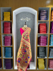 Pure Silk Kanchipuram Full Body Weaving Wedding Special Saree