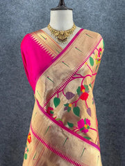 Pure Silk Kanchipuram Full Body Weaving Wedding Special Saree