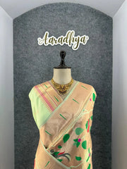 Pure Silk Kanchipuram Full Body Weaving Wedding Special Saree