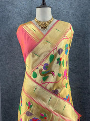 Pure Silk Kanchipuram Full Body Weaving Wedding Special Saree