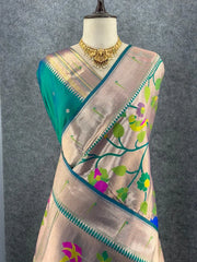 Pure Silk Kanchipuram Full Body Weaving Wedding Special Saree