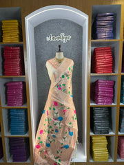 Pure Silk Kanchipuram Full Body Weaving Wedding Special Saree