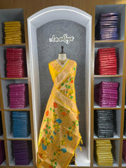 Pure Silk Kanchipuram Full Body Weaving Wedding Special Saree