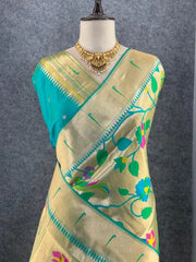 Pure Silk Kanchipuram Full Body Weaving Wedding Special Saree