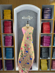 Pure Silk Kanchipuram Full Body Weaving Wedding Special Saree