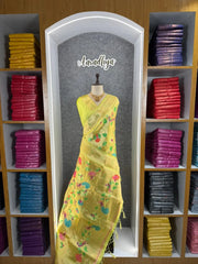 Pure Silk Kanchipuram Full Body Weaving Wedding Special Saree