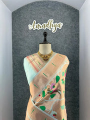 Pure Silk Kanchipuram Full Body Weaving Wedding Special Saree