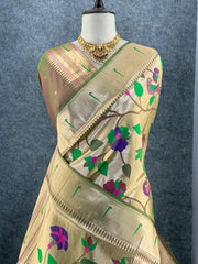 Pure Silk Kanchipuram Full Body Weaving Wedding Special Saree