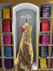 Pure Silk Kanchipuram Full Body Weaving Wedding Special Saree