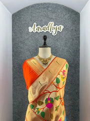 Pure Silk Kanchipuram Full Body Weaving Wedding Special Saree