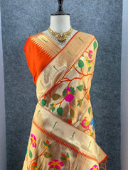 Pure Silk Kanchipuram Full Body Weaving Wedding Special Saree