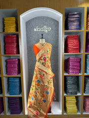 Pure Silk Kanchipuram Full Body Weaving Wedding Special Saree