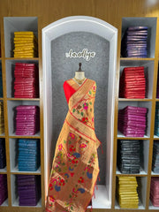 Pure Silk Kanchipuram Full Body Weaving Wedding Special Saree