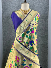 Pure Silk Kanchipuram Full Body Weaving Wedding Special Saree